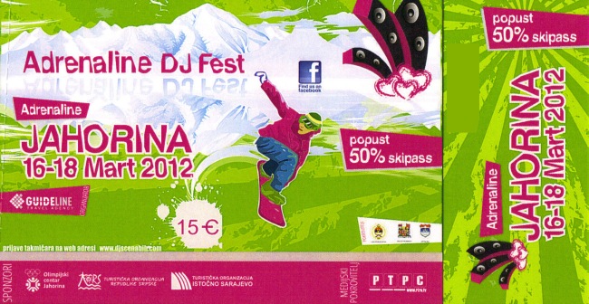 Ulaznica ADRENALIN DJ FEST