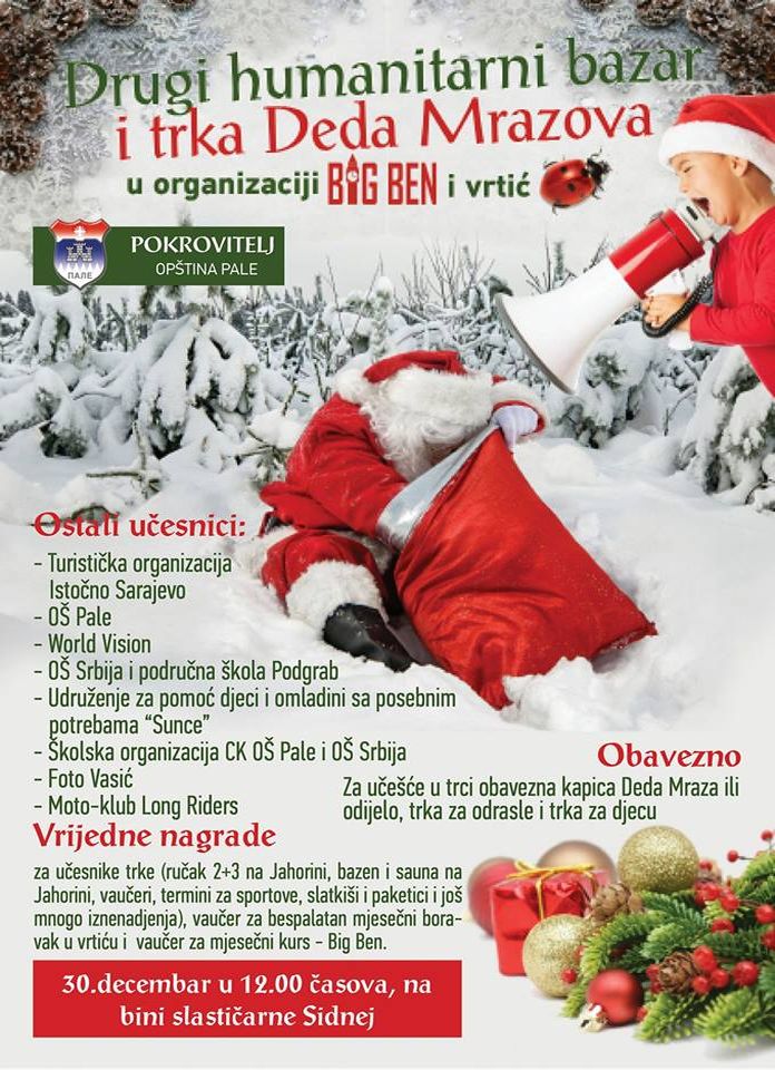 "Big Ben" i vrtić "Bubamara" organizuju Drugi humanitarni bazar