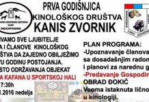 Sutra godišnjica rada društva „Kanis“