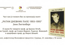 Promocija knjige „Ratni dnevnik Pale 1993-1995“ Jeni Ligtenberg