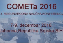Treća Konferencija sa međunarodnim učešćem COMETa 2016