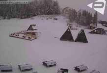 Na Jahorini pada snijeg