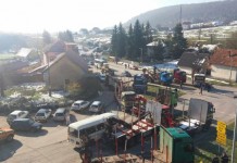 Blokirana raskrsnica na Podromaniji