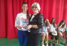 Andrea Brklja učenik generacije