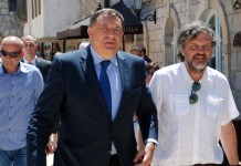 Dodik svečano dočekan u Andrićgradu