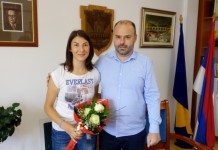Prijem za karatistkinju Mariju Lekanić