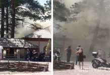 Gori objekat „Stanišić“ na Trebeviću