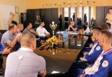 Prijem za članove bokserskog kluba „Obilić“ Prijem za članove bokserskog kluba "Obilić"