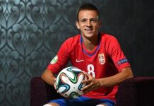 Nemanja Maksimović obradovao fudbalere Han Pijeska Nemanja Maksimović foto UEFA