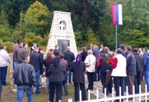 Služen pomen Srbima ubijenim na Papratnoj njivi