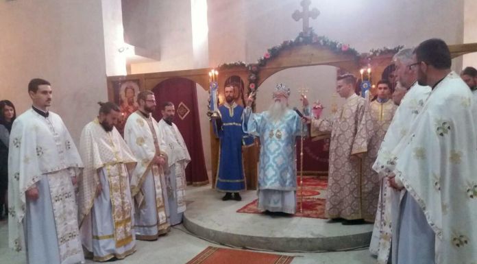 Služena liturgija na praznik Pokrova Presvete Bogorodice