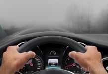 Žuto upozorenje na maglu zbog smanjene vidljivosti Ilustracija