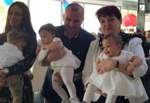 Pokloni povodom prvog rođendana trojki Žižović Pokloni povodom prvog rođendana trojki Žižović