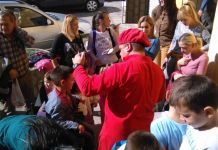 Šašavko zabavljao mališane Šašavko zabavljao mališane