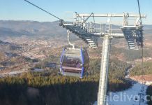 Otvorena gondola u Ski centru „Ravna planina“
