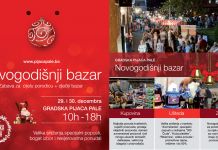 Novogodišnji bazar na Gradskoj pijaci Pale