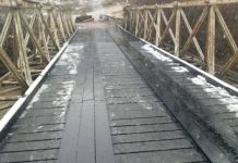 Saniran most u Miljevini Saniran most u Miljevini