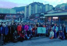 Članovi „Koraka“ na pohodu u Pjenovac Članovi "Koraka" na pohodu u Pjenovac