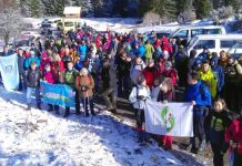 Oko 200 planinara učestvuje u pohodu na Veliki Lupoglav na Romaniji Romanija planinare počastila zimskom idilom