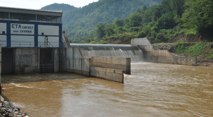 Hidroelektrana na Drinjači u probnom radu