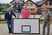 Košarkaška tabla za Mjesnu zajednicu Stanica Pale