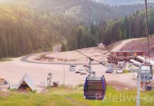 Asfaltiran put do polazne stanice Gondole