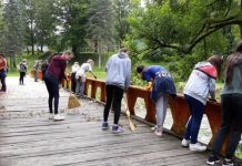Mladi iz Foče i Belgije uređuju Nacionalni park „Sutjeska“ Mladi iz Foče i Belgije uređuju Nacionalni park "Sutjeska"
