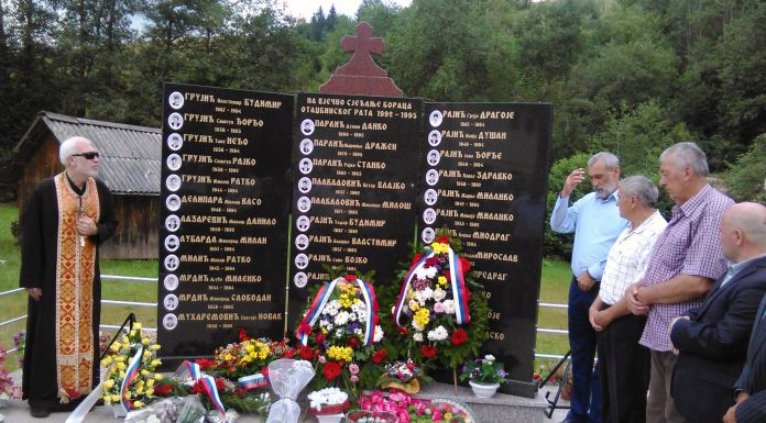 Osveštan spomenik poginulima iz sela Bare