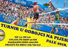 Danas startuje Turnir u odbojci na pijesku „Pale 2018“