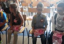 Jugović uručio poklone za prvačiće u školi „Srbija“