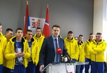Prijem za mlade sportiste, učesnike EJOF-a