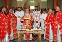 Mitropolit Hrizostom služio liturgiju na praznik Svetog Petra Dabrobosanskog