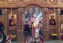 Osveštan ikonostas, ikone i freske hrama Svetog Nikole