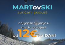 Skijanje u martu na Jahorini za 12 eur po danu