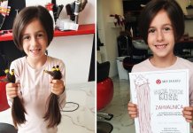 Šestogodišnja Emilija Bogdanović donirala kosu oboljeloj djeci