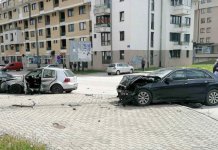 Saobraćajna nesreća u Ulici Nikole Tesle