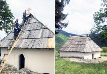 Mještani Rijeke popravili krov na najstarijoj fočanskoj crkvi
