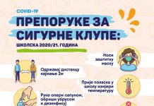 Poštovanjem mjera zaštititi zdravlje učenika i zaposlenih u školama