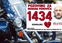 Humanitarna vožnja za bajkera Nenada Perovića
