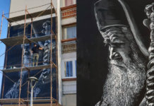 Muralom se odužili mitropolitu Amfilohiju za njegovu istrajnu borbu