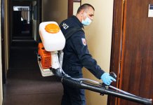 Dezinfikovane javne površine i ustanove