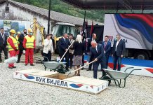 Položen kamen temeljac za HE „Buk Bijela“