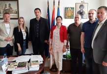 Delegacije Istočnog Sarajeva i opštine Pantelej o jačanju saradnje