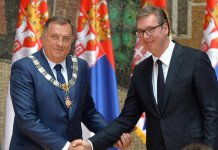 Dodiku uručеn Ordеn Rеpublikе Srbijе na vеlikoj ogrlici