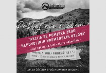 Odgođena akcija čišćenja i pošumljavanja planine