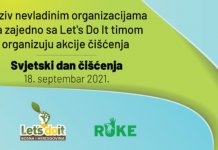 Poziv nevladinim organizacijama za organizaciju Svjetskog dana čišćenja