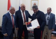 Uručena odlikovanja ruskim dobrovoljcima