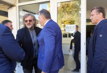 Počeo sastanak Dodika, Kusturice i Lalovića