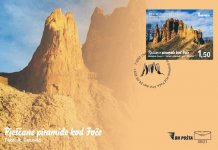 Pješčane piramide na markici „BH pošte“ putuju u 236 zemalja svijeta