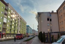 Ugašena vatra u zgradi u Hilandarskoj ulici